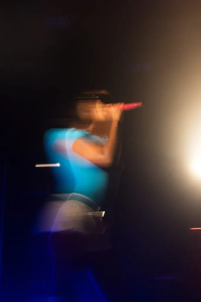 Justine Skye Candy Tour — motion still under stage lighting
