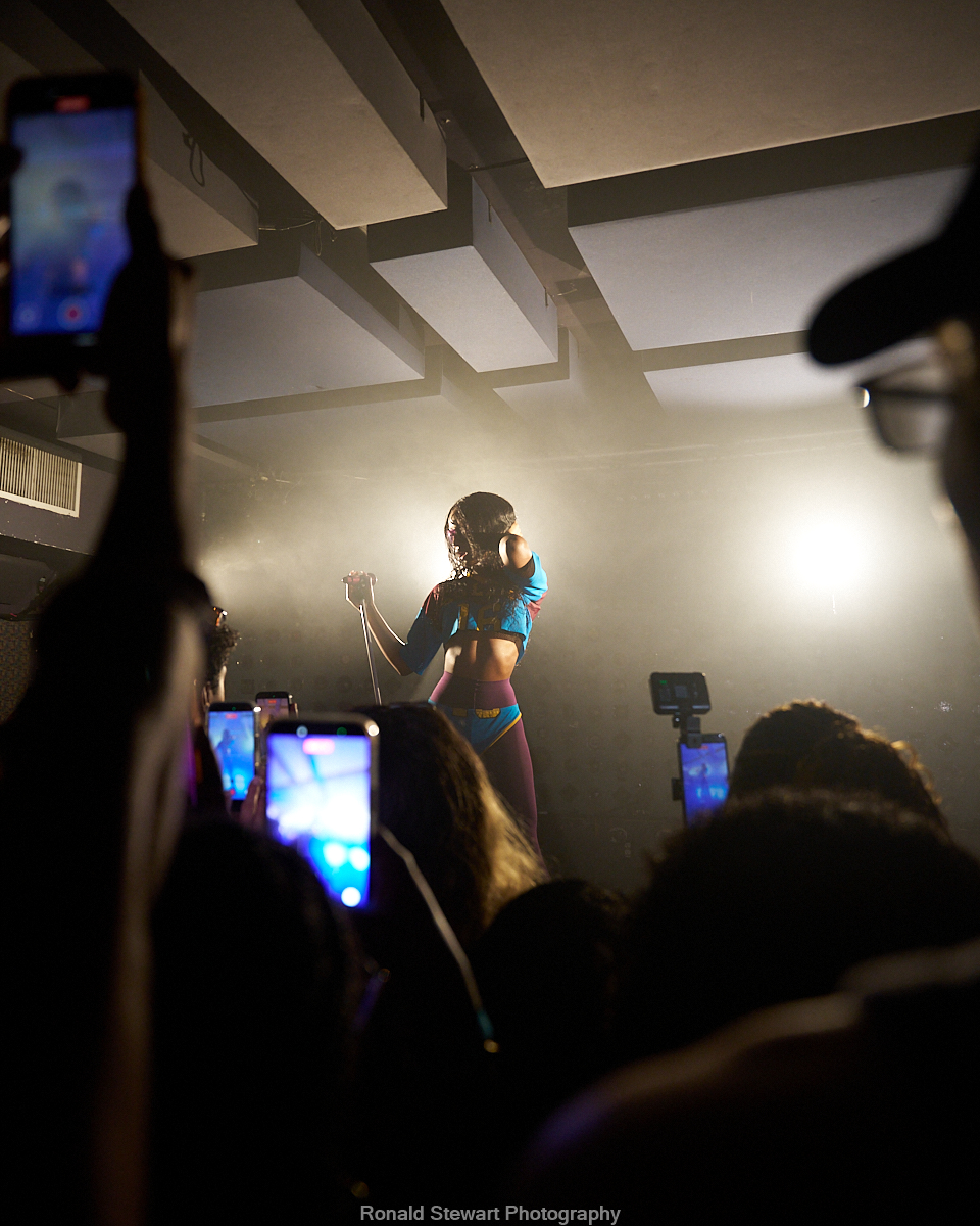 Justine Skye Candy Tour stage design — rigging and lighting truss