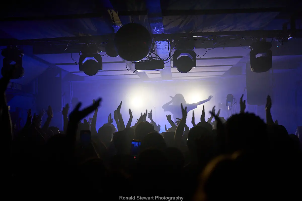 Justine Skye Candy Tour lighting design — performance still four