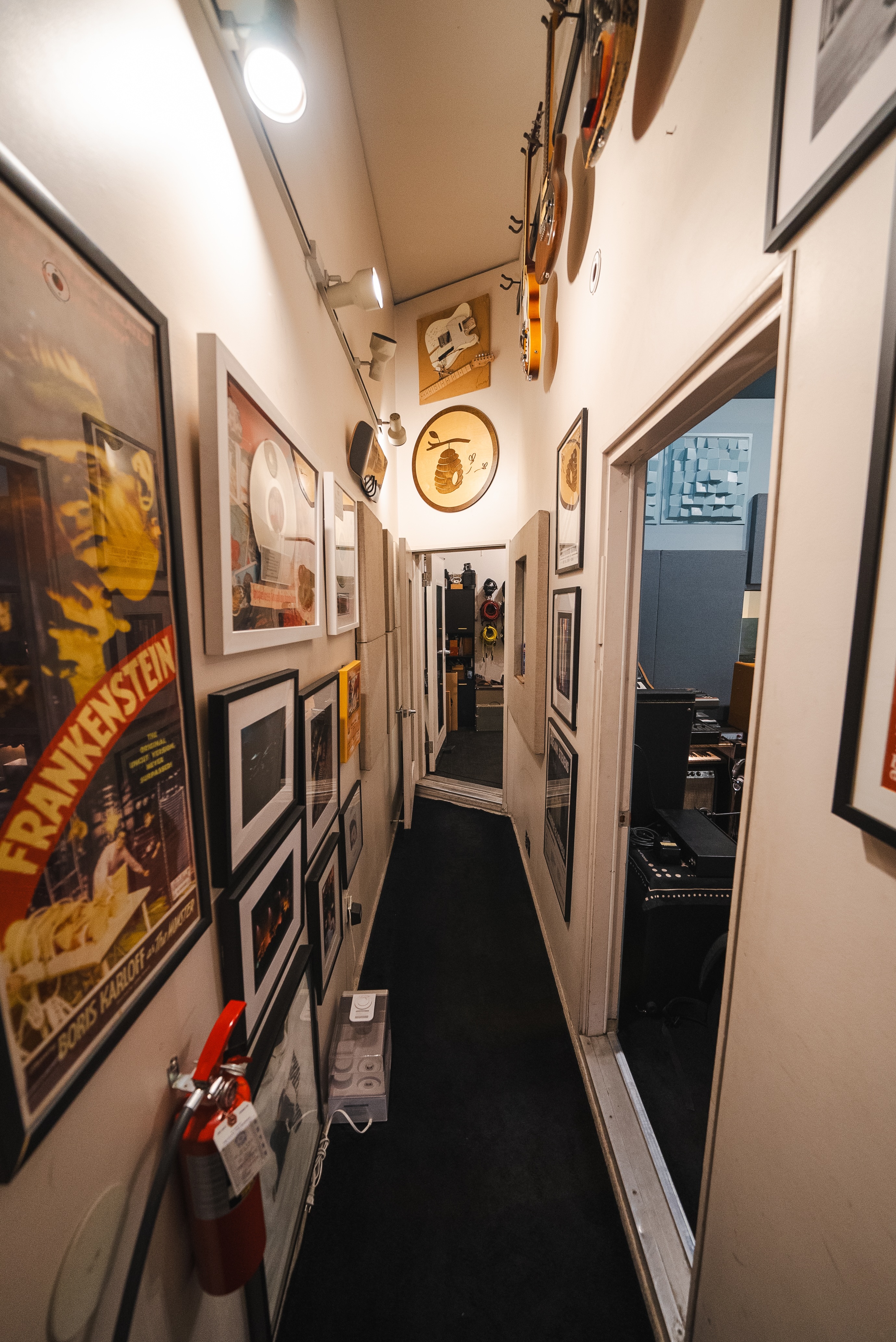 CalvinSunday Studios — vocal booth and equipment